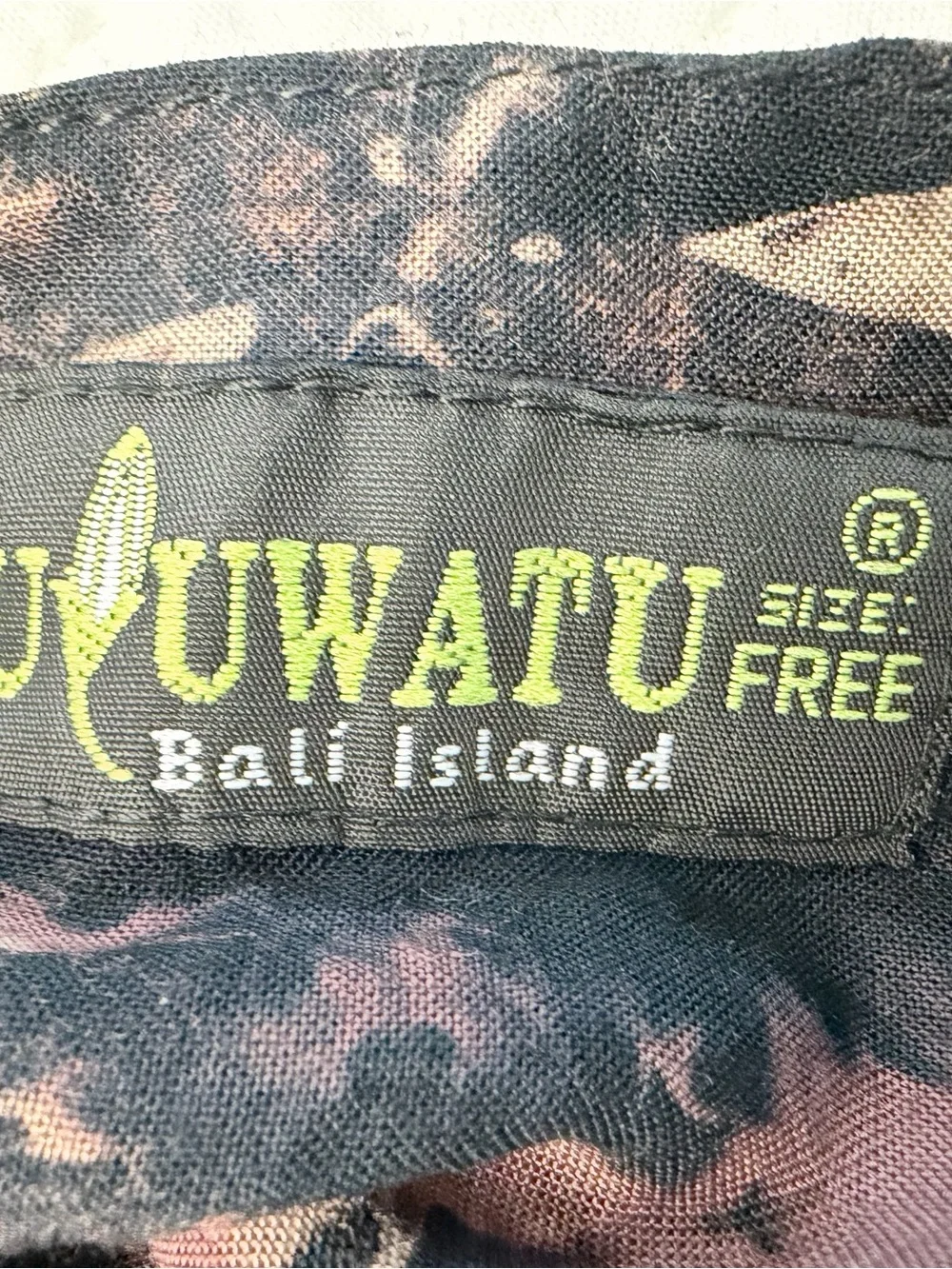 Tie-Dye Fish Print Two-Piece Crop Top and Skirt Set - By Uluwatu Bali Island